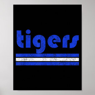 Retro School Spirit Pep Rally Game Practice Sports Poster