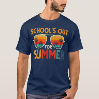 Retro Schools Out For Summer Last Day Of School Te T-Shirt