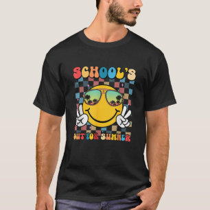 Retro Schools Out For Summer Teacher Last Day Of S T-Shirt