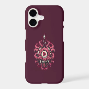 Retro Sci-Fi Eyeball Monster Phone Case