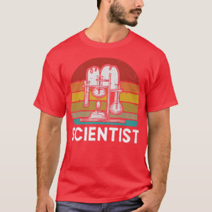 Retro Scientist Science Nerd Physics Geek Chemistr T-Shirt