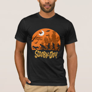 Retro Scooby Doo Halloween Silhouette black T-Shirt