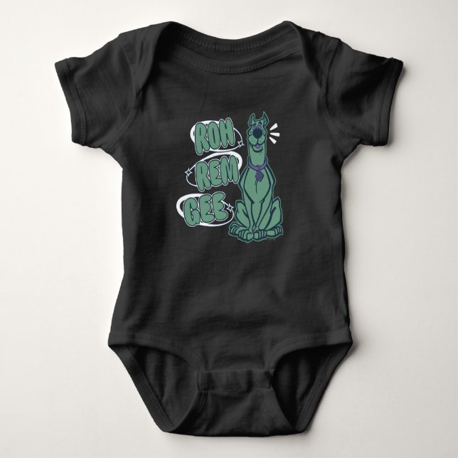 Retro Scooby "OMG" Baby Bodysuit (Front)