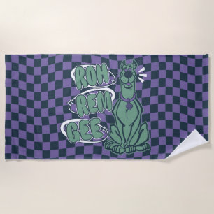 Retro Scooby "OMG" Beach Towel