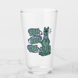 Retro Scooby "OMG" Glass