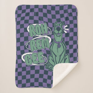 Retro Scooby "OMG" Sherpa Blanket