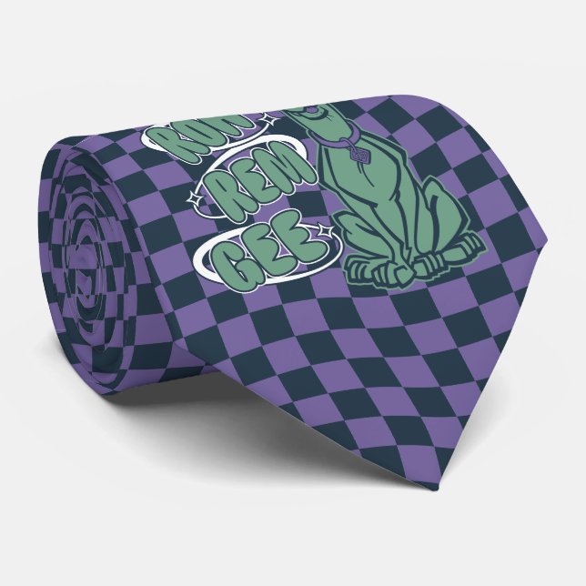 Retro Scooby "OMG" Tie (Rolled)