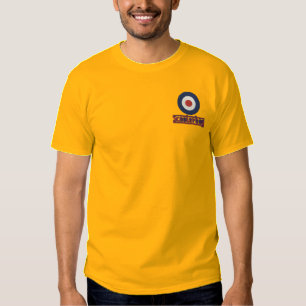 Retro Scooter Boy Embroidered Mens t-shirt