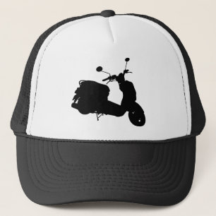 Retro Scooter Silhouette Cap