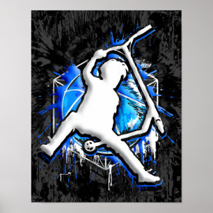 Retro Scooter - Stuntscooter - Kick Stunt Scooter  Poster