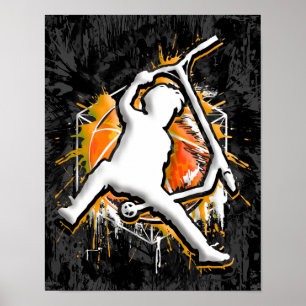 Retro Scooter - Stuntscooter - Kick Stunt Scooter  Poster