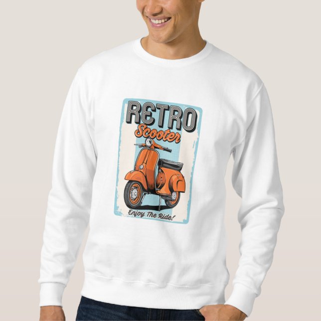 Retro Scooter Sweatshirt (Front)