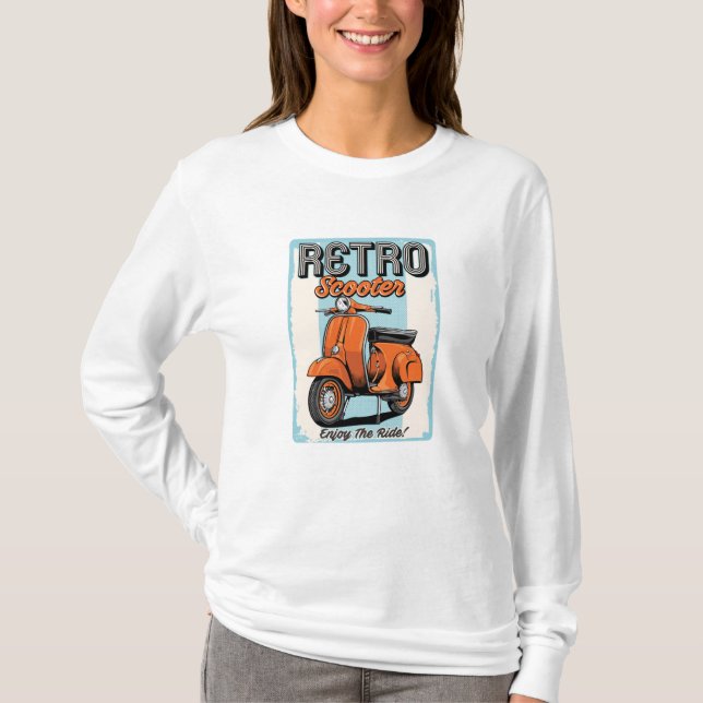 Retro Scooter T-Shirt (Front)