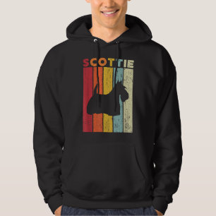 Retro Scottish Terrier Dog For Men Women Kids Scot Hoodie