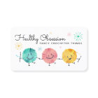 Retro scribble yarn crochet hooks business card
