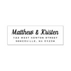 Retro Script Self-Inking Return Address Stamp