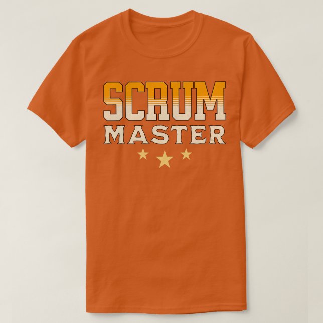 Retro Scrum Master 2 T-Shirt (Design Front)