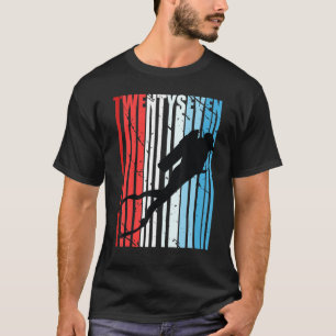 Retro Scuba Diving 27th Birthday Deep Sea Diver Wo T-Shirt
