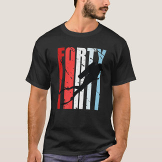 Retro Scuba Diving 40Th Birthday Deep Sea Diver Wo T-Shirt