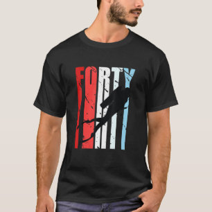 Retro Scuba Diving 40th Birthday Deep Sea Diver Wo T-Shirt
