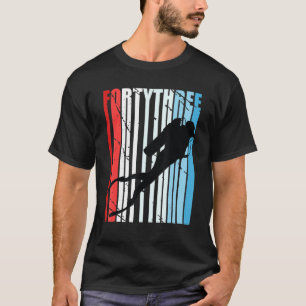 Retro Scuba Diving 43rd Birthday Deep Sea Diver Wo T-Shirt