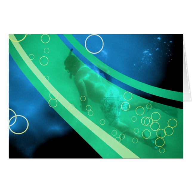 retro sea diver (Front Horizontal)