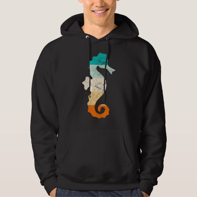 Retro Seahorse Hoodie (Front)