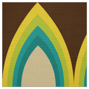 Retro seamless 70s fabric