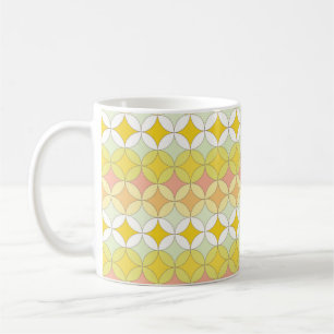 Retro seamless pattern. Disco style. Coffee Mug