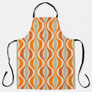Retro seamless pattern from the 50s and 60s. Seaml Apron