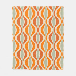 Retro seamless pattern from the 50s and 60s. Seaml Fleece Blanket