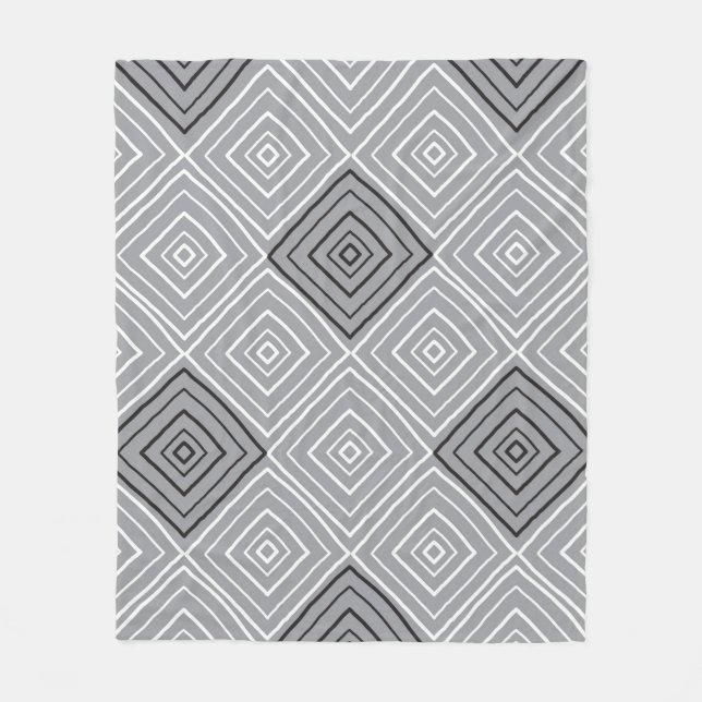 Retro seamless pattern, rug, carpet  fleece blanket (Front)
