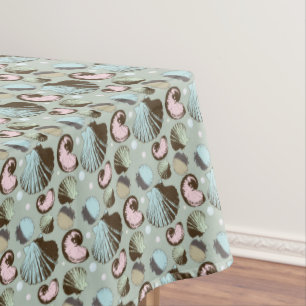 Retro Seashell Pattern Tablecloth