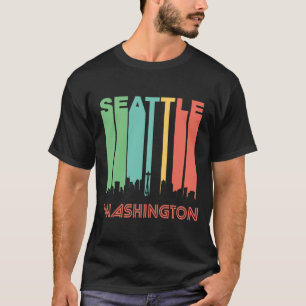 Retro Seattle Skyline T-Shirt
