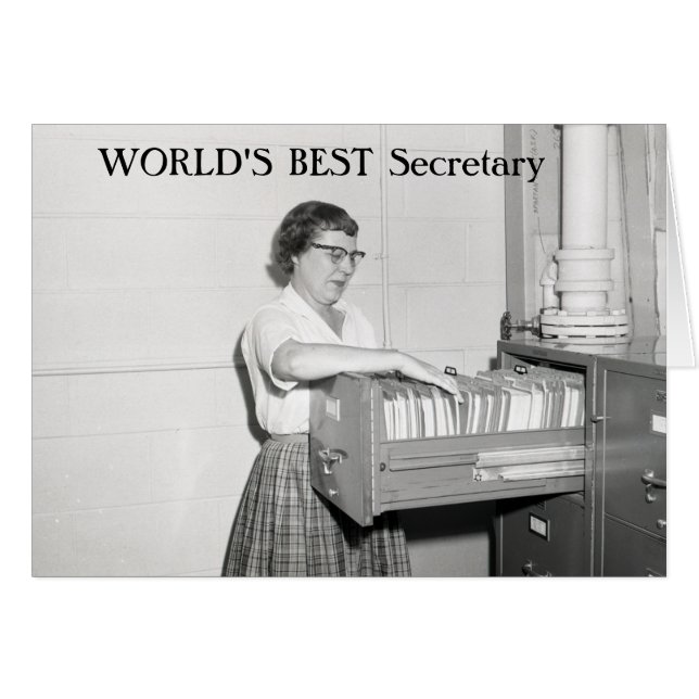 Retro Secretary (Front Horizontal)