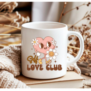 Retro Self Love Club Mental Health Coffee Mug