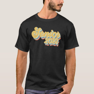 Retro Senior 2023 Class Of 2023 Graduation Senior T-Shirt