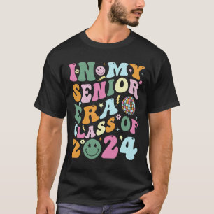 Retro Senior 2024 Class Of 2024 Graduate In My Sen T-Shirt