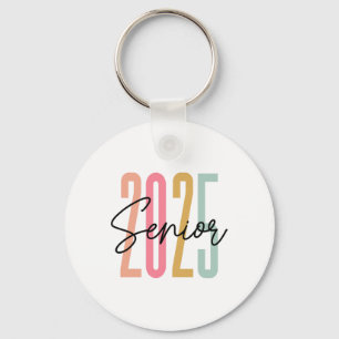 Retro Senior 2025 Cl Of 2025 High School Graduatio Key Ring