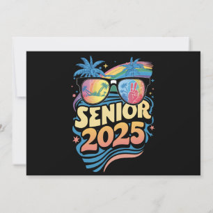 Retro Senior 2025 Class Of 2025 Graduation Invitation