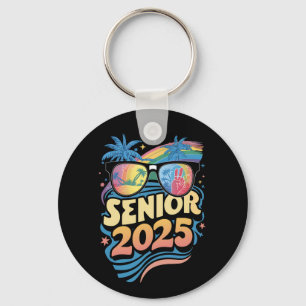 Retro Senior 2025 Class Of 2025 Graduation Key Ring