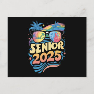 Retro Senior 2025 Class Of 2025 Graduation Postcard