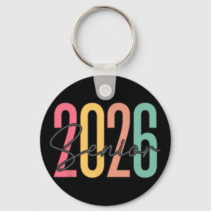 Retro Senior 2026 Graduation Gift Cl Of 2026 Senio Key Ring