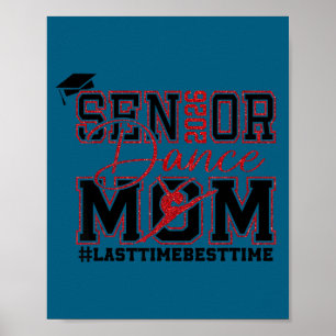 Retro senior dance mum 2026 mum of a senior dancer poster