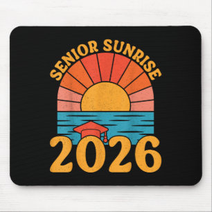 Retro Senior Sunrise 2026 Seniors Of Cl Beach Grad Mouse Mat