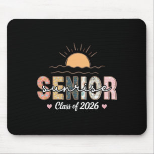 Retro Senior Sunrise 2026 Seniors Of Cl Graduation Mouse Mat