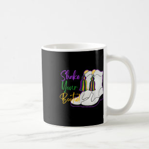 Retro Shake Your Bootie Mardi Gras Funny Gifts Wom Coffee Mug