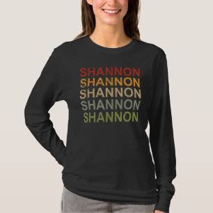 Retro Shannon Personalised, Shannon Name, Girl Wom T-Shirt
