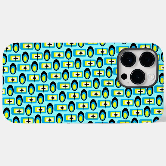 Retro Shapes Case-Mate iPhone Case (Back (Horizontal))