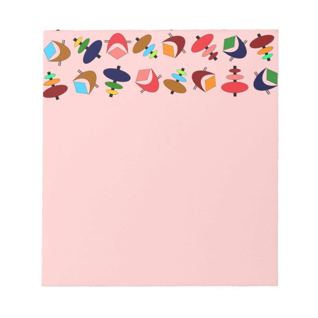 Retro Shapes Notepad (Front)